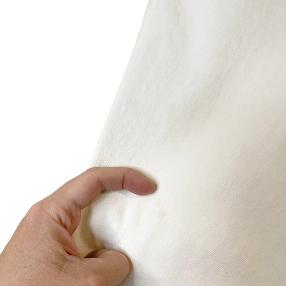 Madewell The High-Rise Slim Boyjean‎ in Off White High Rise Stretchy Size 26 - Picture 5 of 7